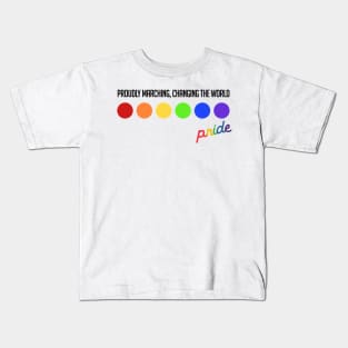 Proudly Marching, Changing the World Kids T-Shirt